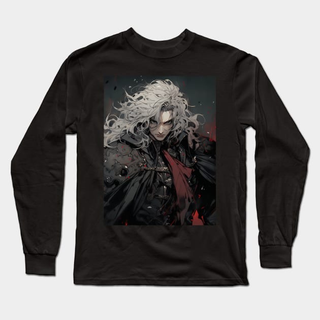 Hunters of the Dark: Explore the Supernatural World with Vampire Hunter D. Illustrations: Bloodlust Long Sleeve T-Shirt by insaneLEDP